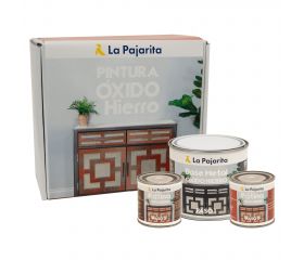 KIT 3 PINTURA EFECTO OXIDO HIERRO